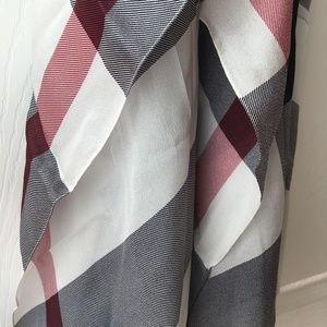 Burberry Silk Scarf with Pouch